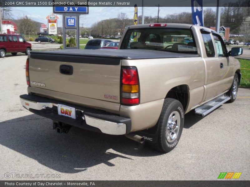 Sand Beige Metallic / Neutral 2004 GMC Sierra 1500 Extended Cab