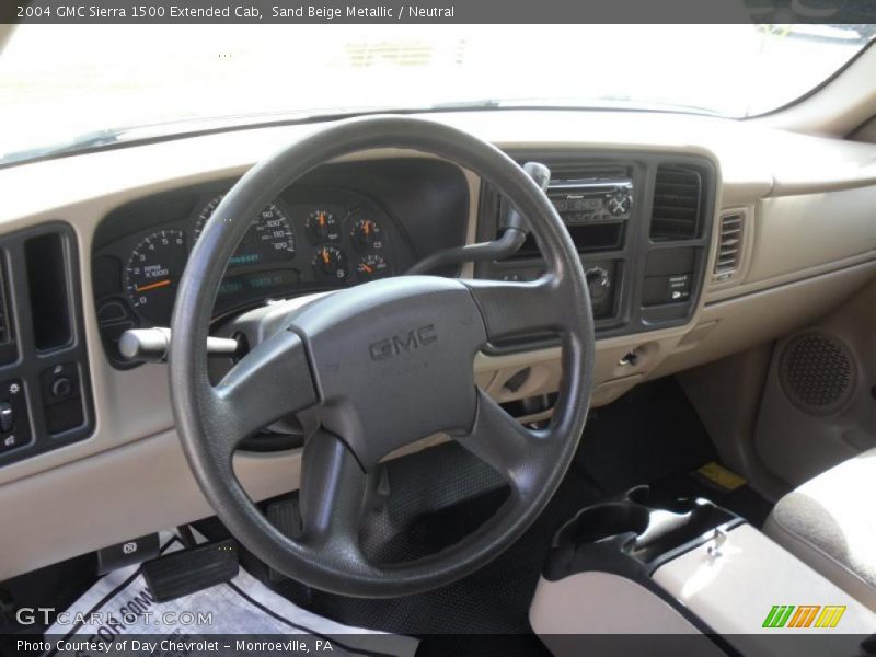  2004 Sierra 1500 Extended Cab Steering Wheel