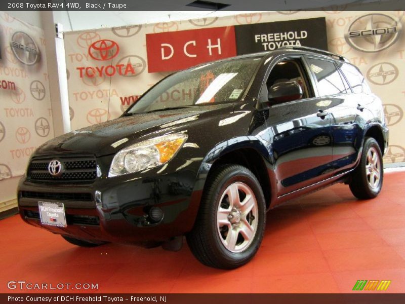 Black / Taupe 2008 Toyota RAV4 4WD