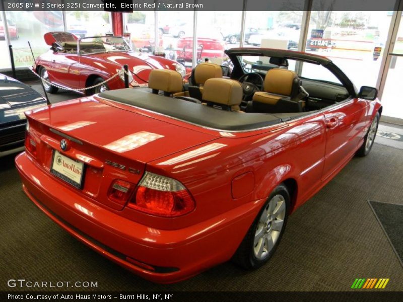 Electric Red / Natural Brown 2005 BMW 3 Series 325i Convertible