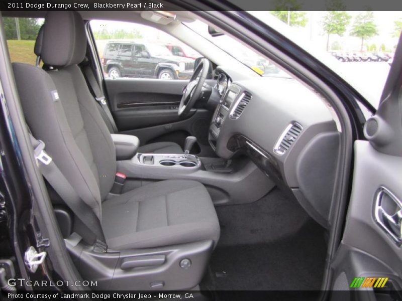 Blackberry Pearl / Black 2011 Dodge Durango Crew