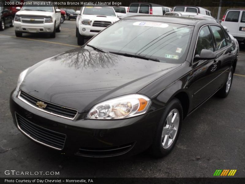 Mocha Bronze Metallic / Neutral Beige 2008 Chevrolet Impala LT