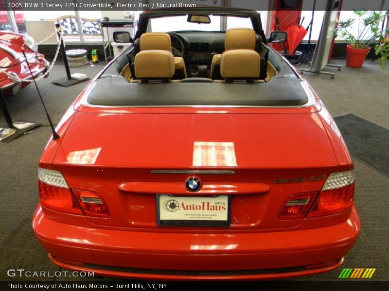 Electric Red / Natural Brown 2005 BMW 3 Series 325i Convertible