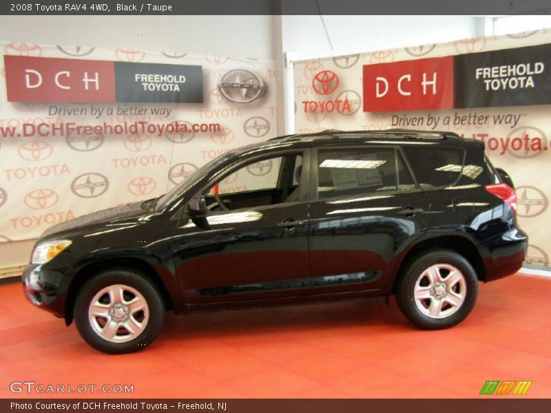Black / Taupe 2008 Toyota RAV4 4WD