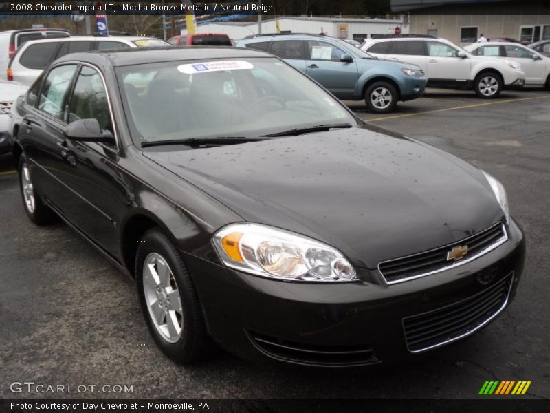 Mocha Bronze Metallic / Neutral Beige 2008 Chevrolet Impala LT