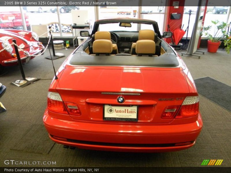 Electric Red / Natural Brown 2005 BMW 3 Series 325i Convertible