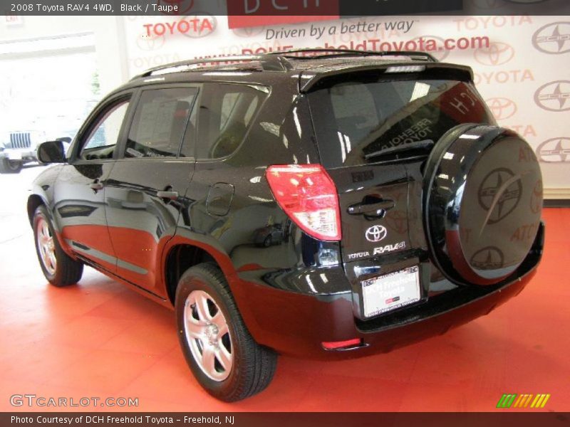 Black / Taupe 2008 Toyota RAV4 4WD