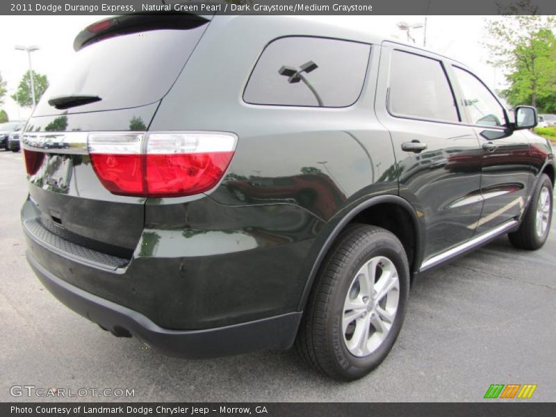 Natural Green Pearl / Dark Graystone/Medium Graystone 2011 Dodge Durango Express
