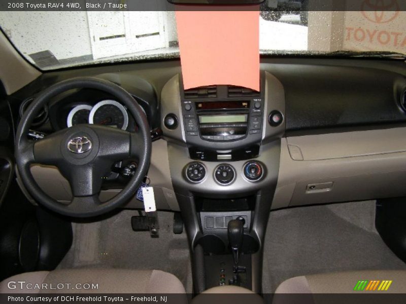 Black / Taupe 2008 Toyota RAV4 4WD