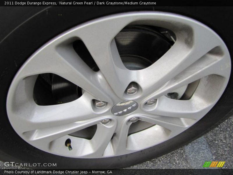 Natural Green Pearl / Dark Graystone/Medium Graystone 2011 Dodge Durango Express