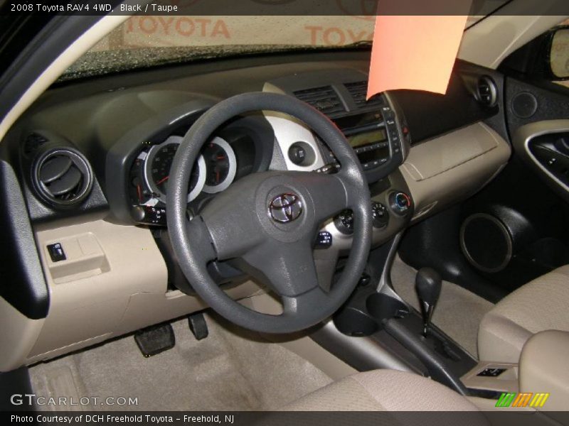 Black / Taupe 2008 Toyota RAV4 4WD