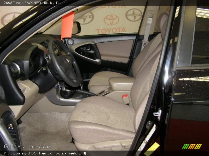 Black / Taupe 2008 Toyota RAV4 4WD