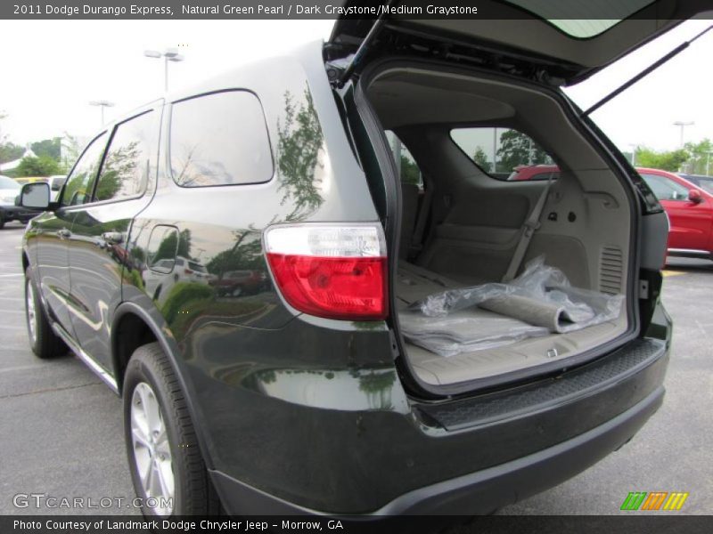 Natural Green Pearl / Dark Graystone/Medium Graystone 2011 Dodge Durango Express