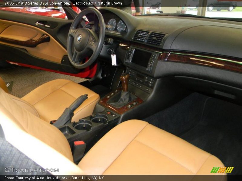 Electric Red / Natural Brown 2005 BMW 3 Series 325i Convertible
