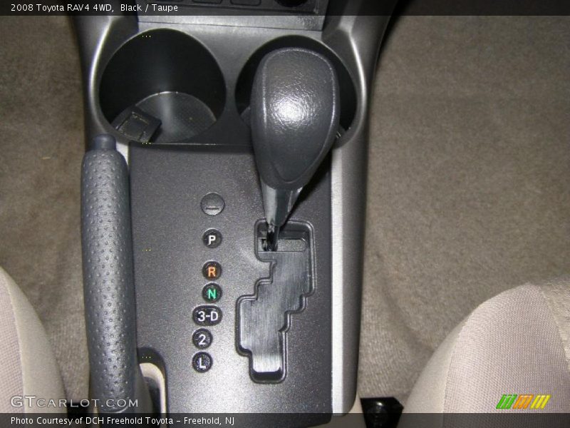 Black / Taupe 2008 Toyota RAV4 4WD