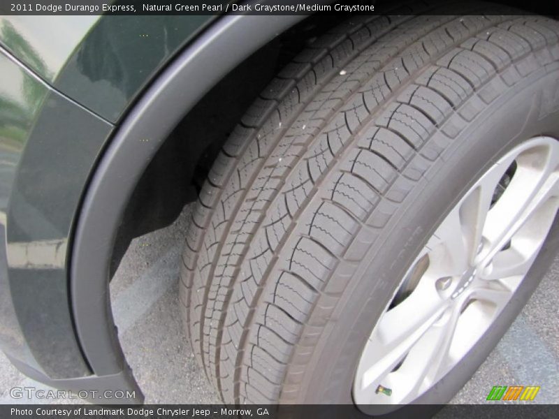 Natural Green Pearl / Dark Graystone/Medium Graystone 2011 Dodge Durango Express