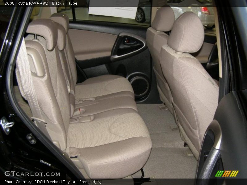 Black / Taupe 2008 Toyota RAV4 4WD