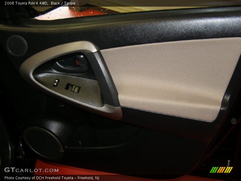 Black / Taupe 2008 Toyota RAV4 4WD