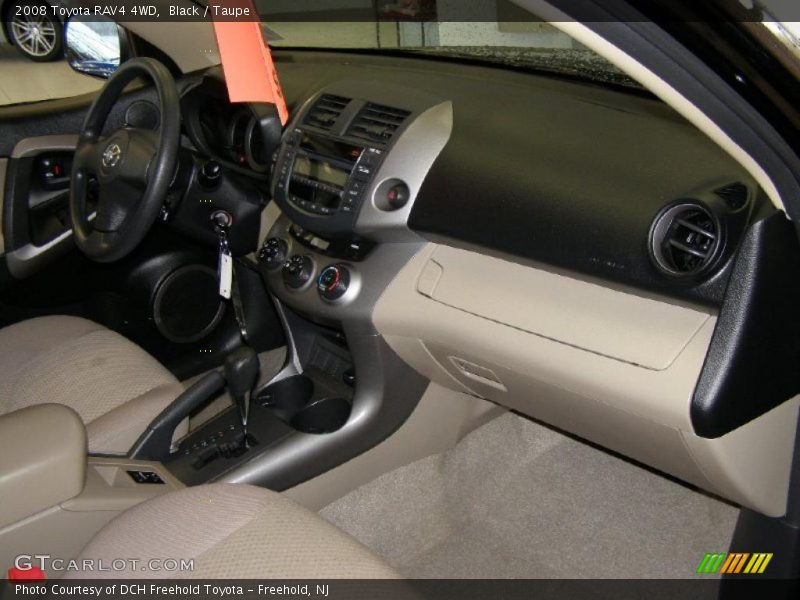 Black / Taupe 2008 Toyota RAV4 4WD