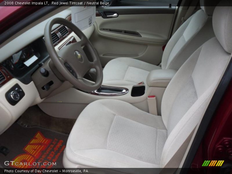 Red Jewel Tintcoat / Neutral Beige 2008 Chevrolet Impala LT