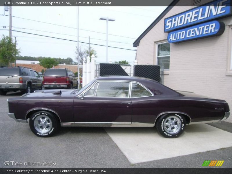 Plum Mist / Parchment 1967 Pontiac GTO 2 Door Sport Coupe