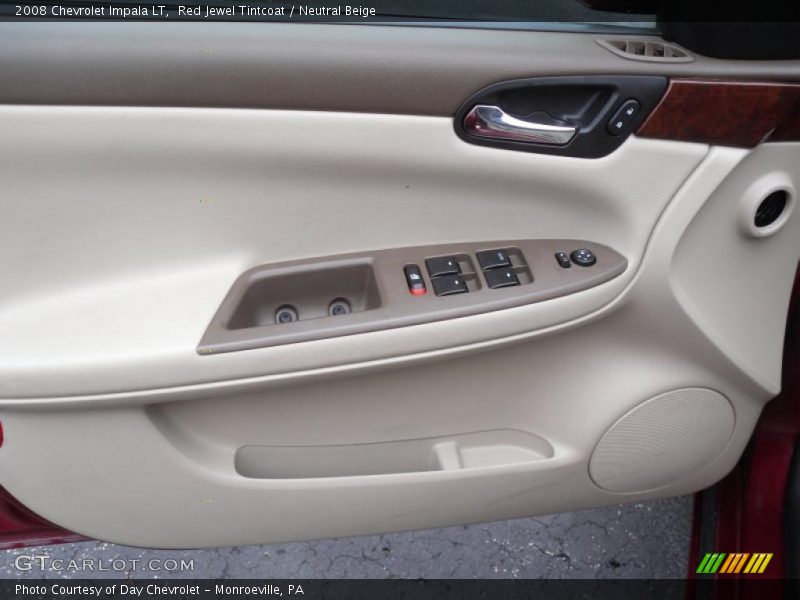 Red Jewel Tintcoat / Neutral Beige 2008 Chevrolet Impala LT