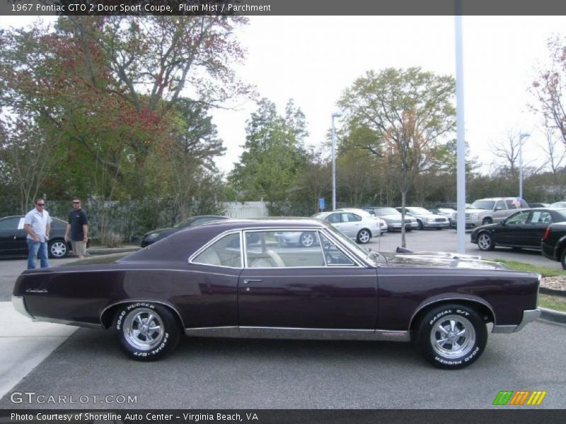  1967 GTO 2 Door Sport Coupe Plum Mist