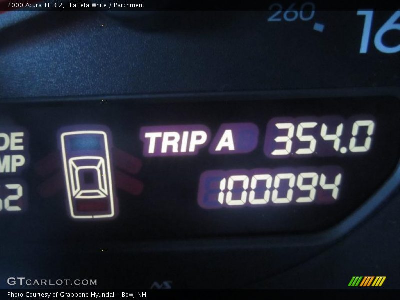 Taffeta White / Parchment 2000 Acura TL 3.2