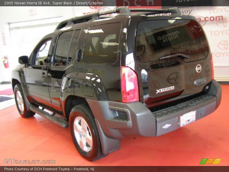 Super Black / Desert/Graphite 2005 Nissan Xterra SE 4x4