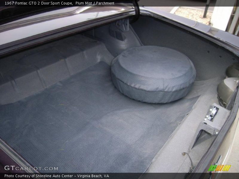  1967 GTO 2 Door Sport Coupe Trunk