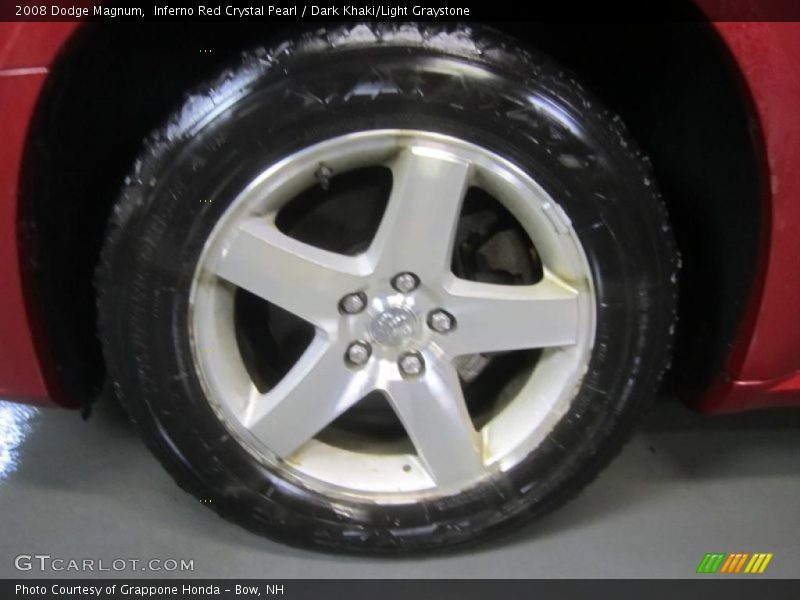 Inferno Red Crystal Pearl / Dark Khaki/Light Graystone 2008 Dodge Magnum