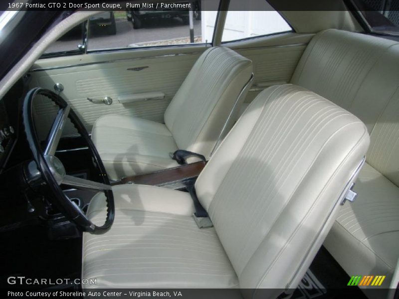  1967 GTO 2 Door Sport Coupe Parchment Interior