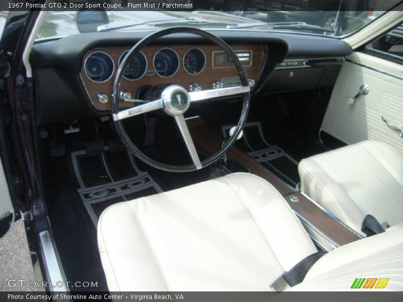 Parchment Interior - 1967 GTO 2 Door Sport Coupe 