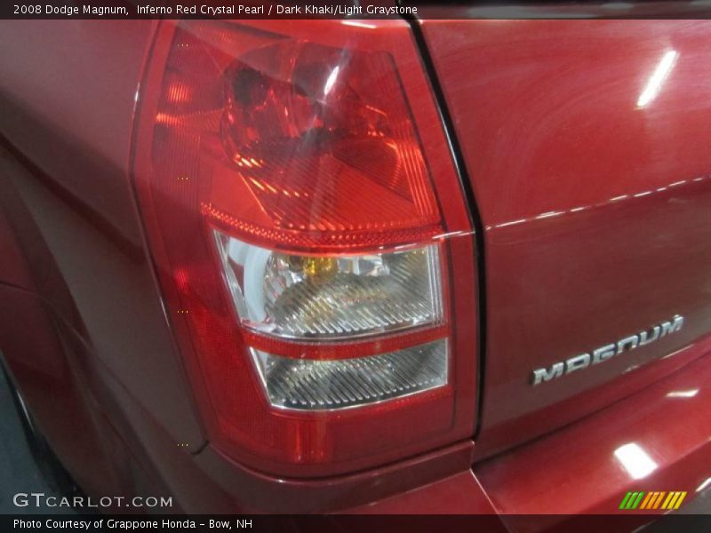 Inferno Red Crystal Pearl / Dark Khaki/Light Graystone 2008 Dodge Magnum