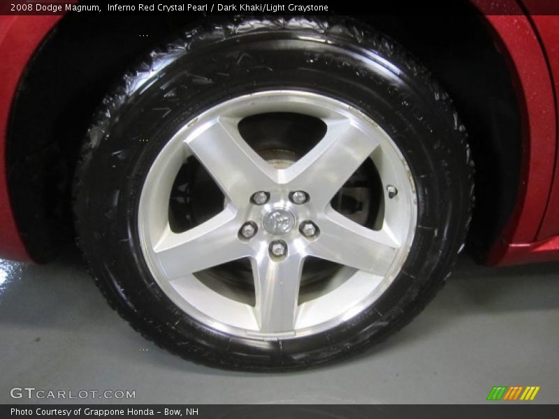 Inferno Red Crystal Pearl / Dark Khaki/Light Graystone 2008 Dodge Magnum