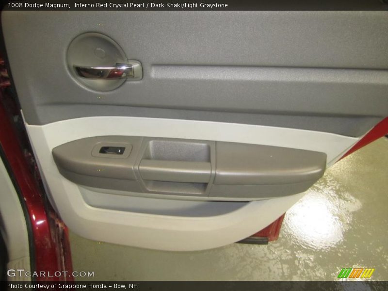 Inferno Red Crystal Pearl / Dark Khaki/Light Graystone 2008 Dodge Magnum