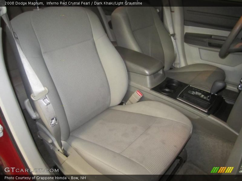 Inferno Red Crystal Pearl / Dark Khaki/Light Graystone 2008 Dodge Magnum