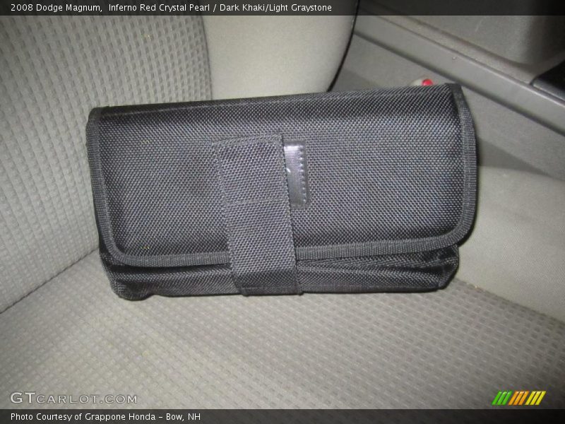 Inferno Red Crystal Pearl / Dark Khaki/Light Graystone 2008 Dodge Magnum