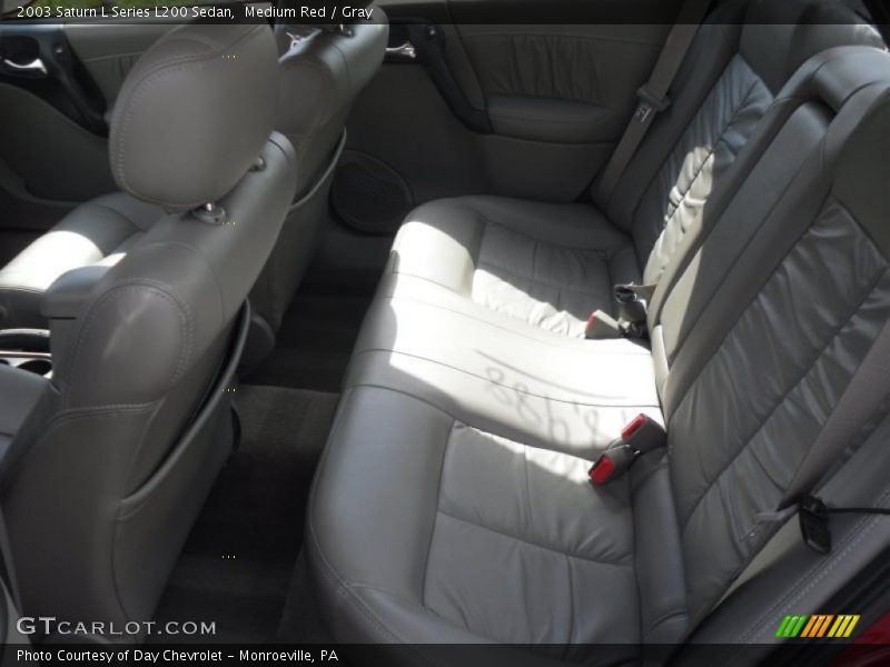 Medium Red / Gray 2003 Saturn L Series L200 Sedan