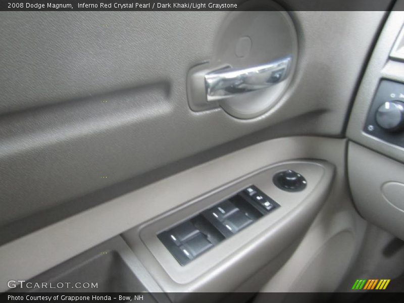 Inferno Red Crystal Pearl / Dark Khaki/Light Graystone 2008 Dodge Magnum