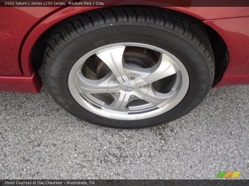 Medium Red / Gray 2003 Saturn L Series L200 Sedan