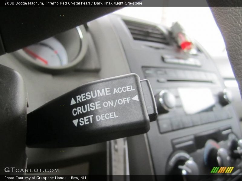 Inferno Red Crystal Pearl / Dark Khaki/Light Graystone 2008 Dodge Magnum