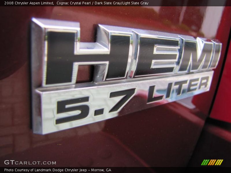 Cognac Crystal Pearl / Dark Slate Gray/Light Slate Gray 2008 Chrysler Aspen Limited
