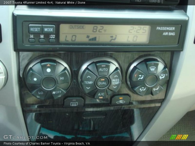 Controls of 2007 4Runner Limited 4x4