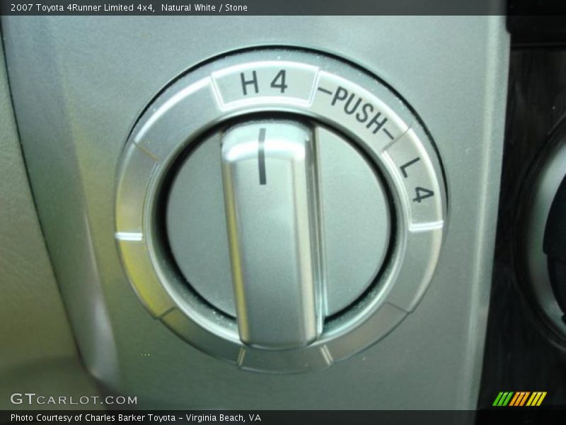 Controls of 2007 4Runner Limited 4x4