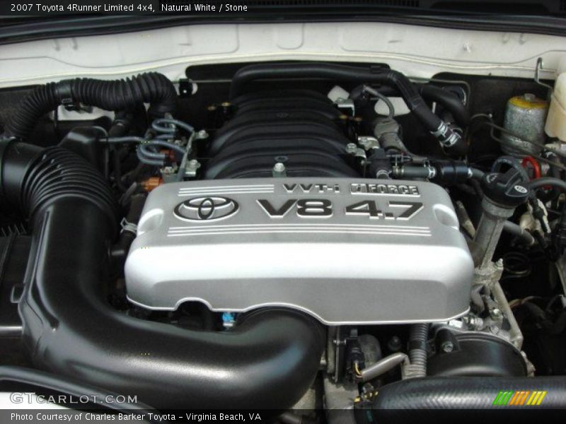  2007 4Runner Limited 4x4 Engine - 4.7 Liter DOHC 32-Valve VVT-i V8