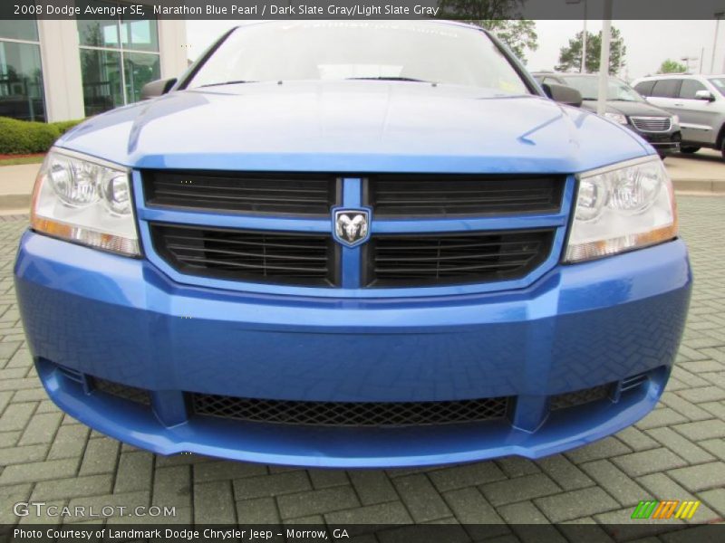 Marathon Blue Pearl / Dark Slate Gray/Light Slate Gray 2008 Dodge Avenger SE
