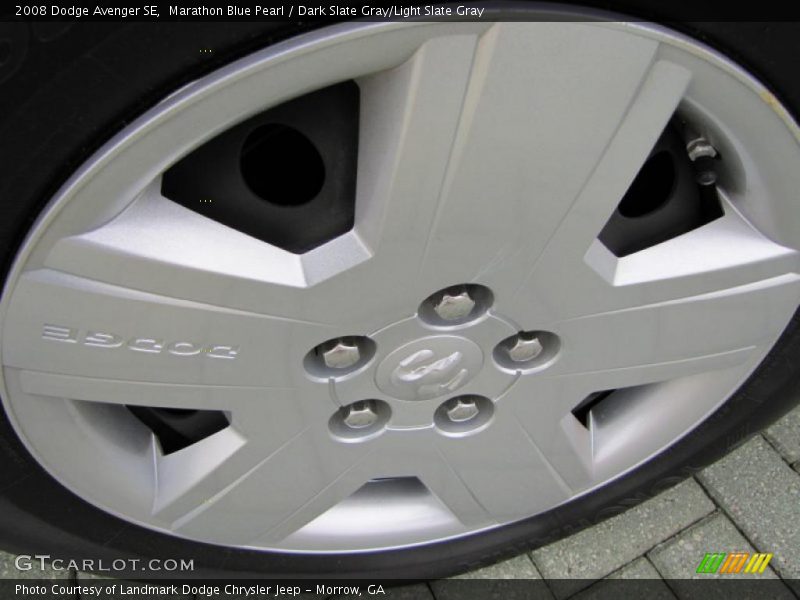 Marathon Blue Pearl / Dark Slate Gray/Light Slate Gray 2008 Dodge Avenger SE