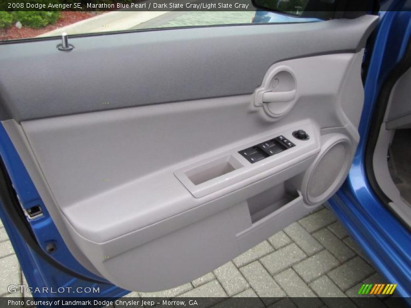 Marathon Blue Pearl / Dark Slate Gray/Light Slate Gray 2008 Dodge Avenger SE