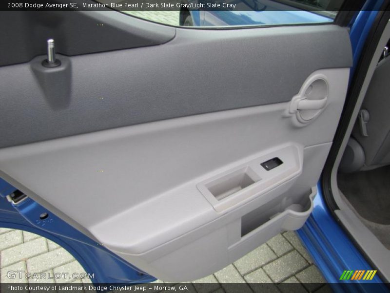 Marathon Blue Pearl / Dark Slate Gray/Light Slate Gray 2008 Dodge Avenger SE